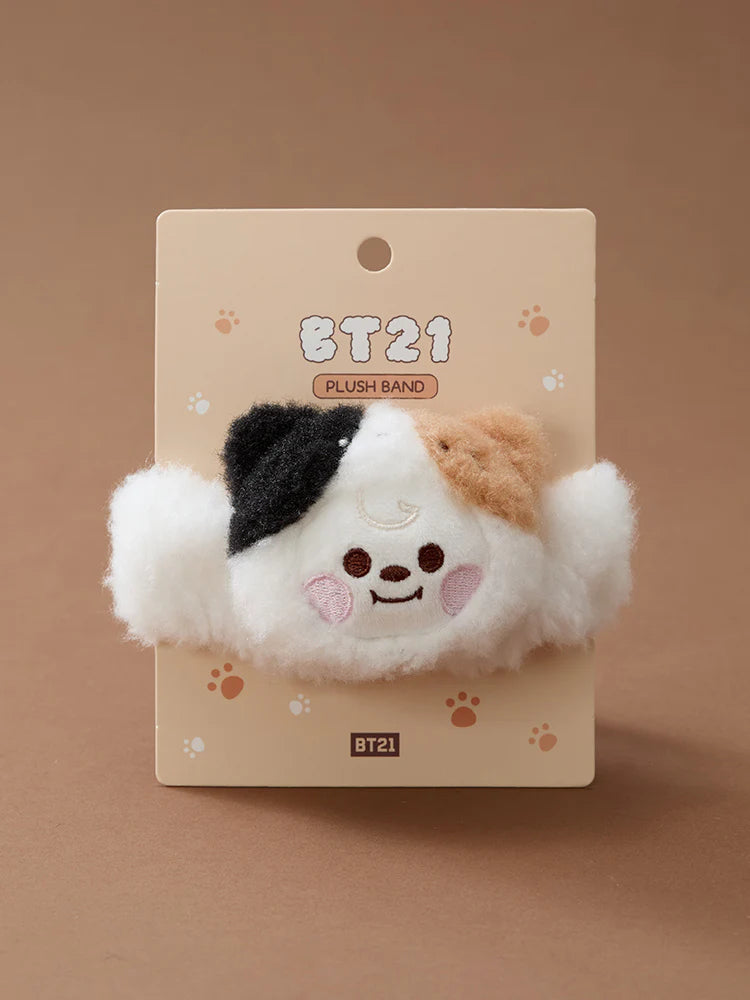 BT21 Baby More Fluffy Face Doll Band
