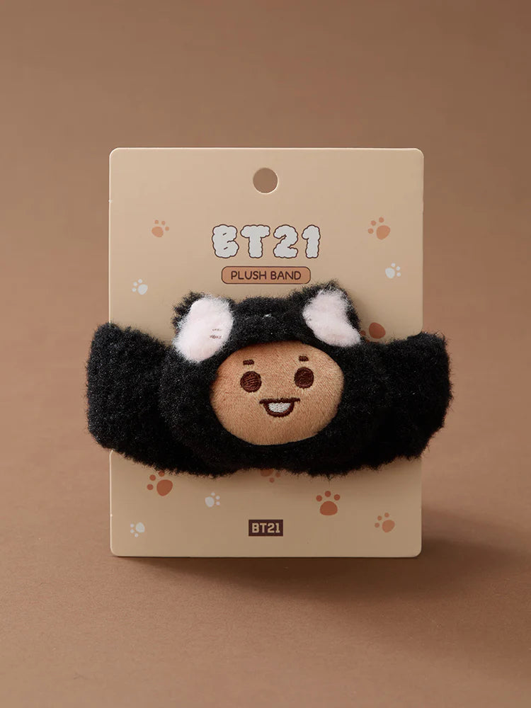BT21 Baby More Fluffy Face Doll Band