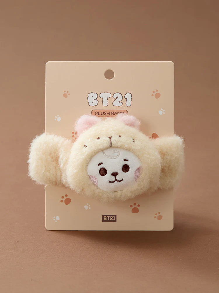 BT21 Baby More Fluffy Face Doll Band