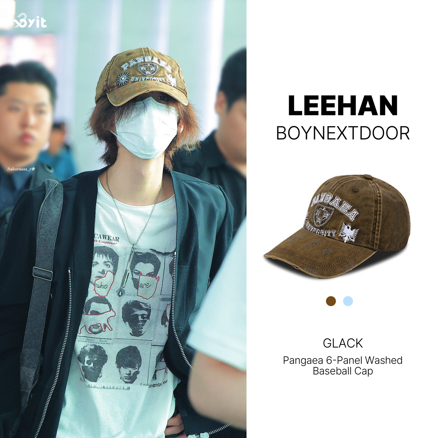 GLACK - Pangaea 6-Panel Washed Base Ball Cap (LEEHAN Wear)