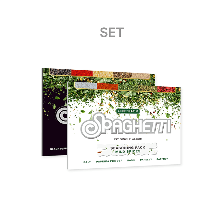 LE SSERAFIM 1st Single Album 'SPAGHETTI' (Weverse Albums ver.) (Set)
