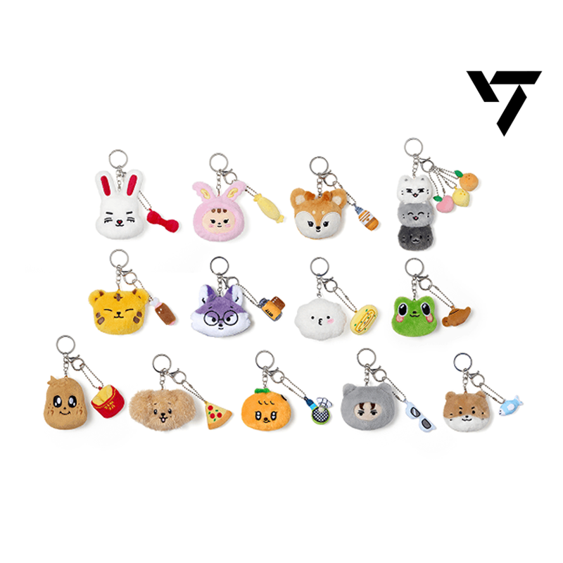 SEVENTEEN MINITEEN FACE PLUSH KEYRING