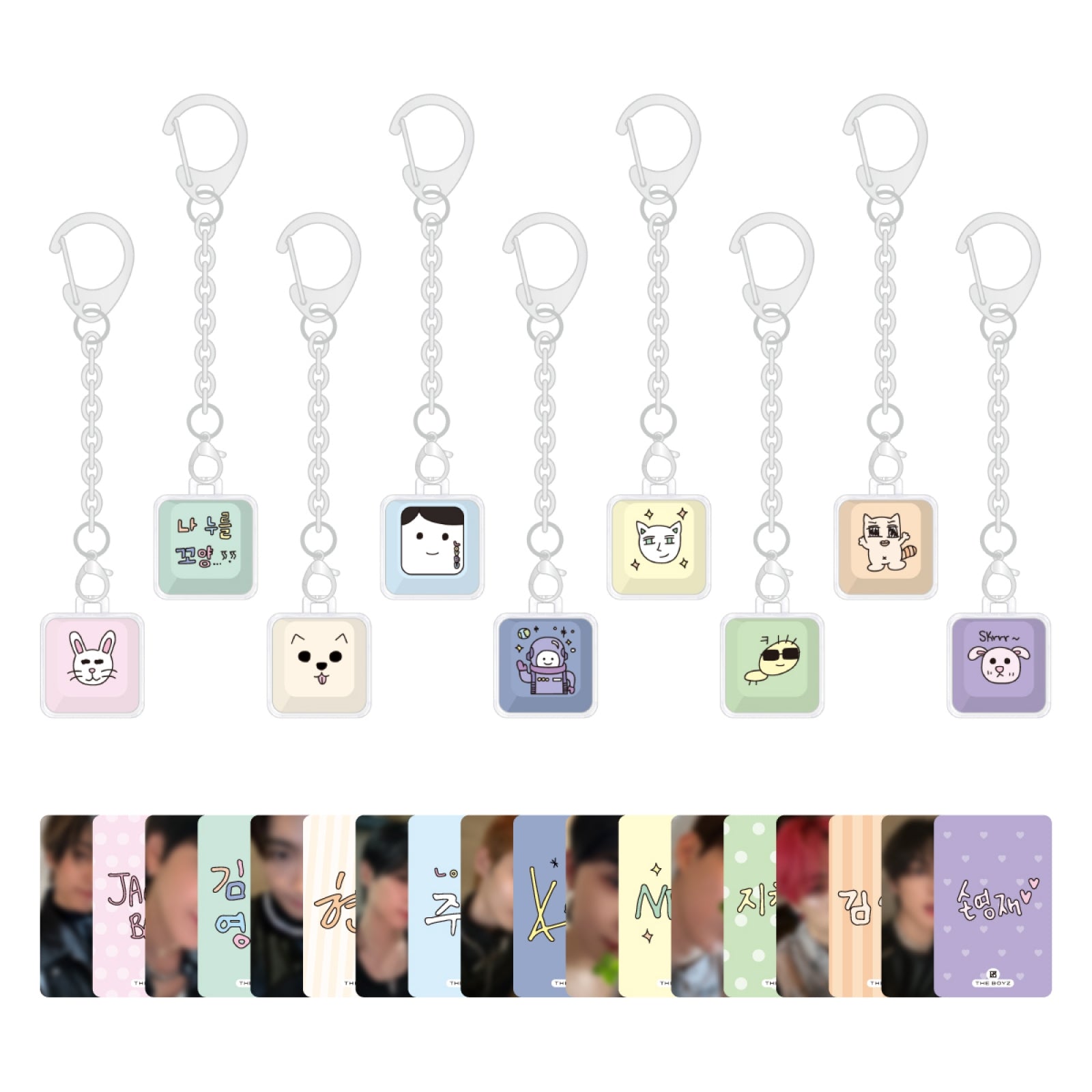 THE BOYZ - 07 KEYCAP KEYRING / THE BOYZ [THE BLAZE] World