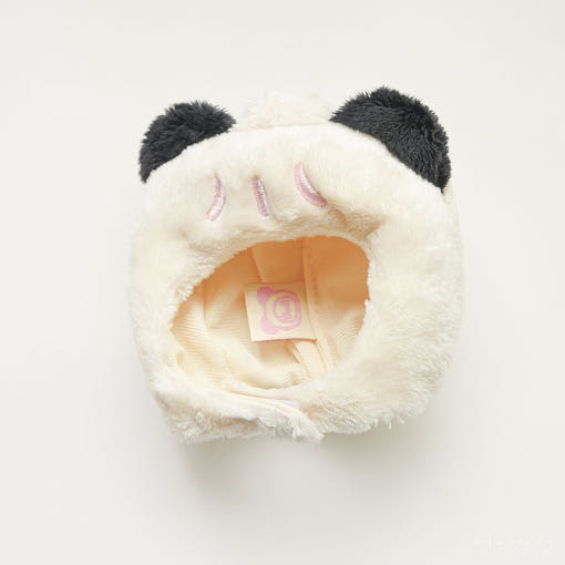 10cm Plush Doll Outfit – Panda Dumpling Hat