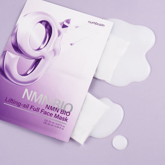 numbuzin No. 9 NAD Bio Lifting-sil Full Face Pack Sheet 4ea Set (+Fabric Lifting Band)