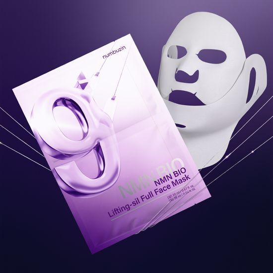 numbuzin No. 9 NAD Bio Lifting-sil Full Face Pack Sheet 4ea Set (+Fabric Lifting Band)