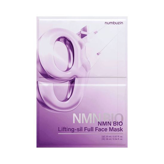 numbuzin No. 9 NAD Bio Lifting-sil Full Face Pack Sheet 4ea Set (+Fabric Lifting Band)
