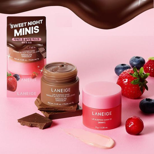 LANEIGE Lip Sleeping Mask EX 8g + 8g Berry Chocolate