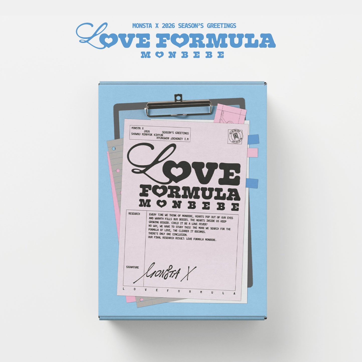 MONSTA X 2026 Season's Greetings : LOVE FORMULA MONBEBE