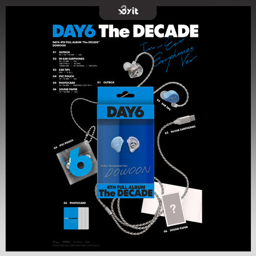 DAY6 4th Full Album The DECADE (In-Ear Earphones ver.) - RANDOM
