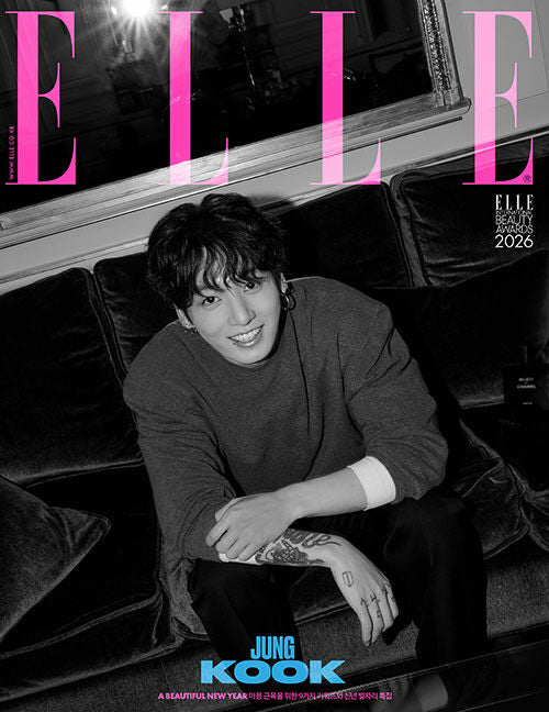 BTS jungkook ELLE KOREA 2026.1 Magazine (9type)