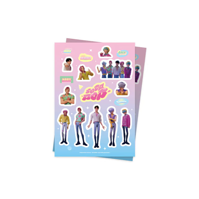 KPop Demon Hunters Official POP-UP MD - Deco Sticker_Soda Pop