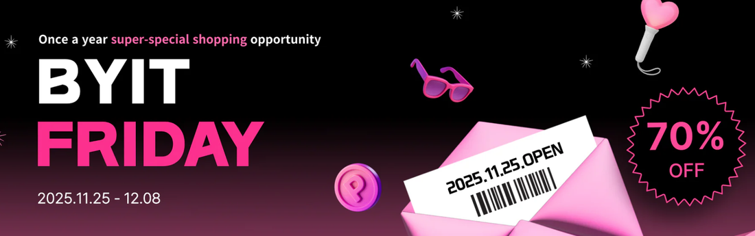 Discover Unbeatable Deals at BYIT: K-POP & K-Beauty Global Black Friday Sale