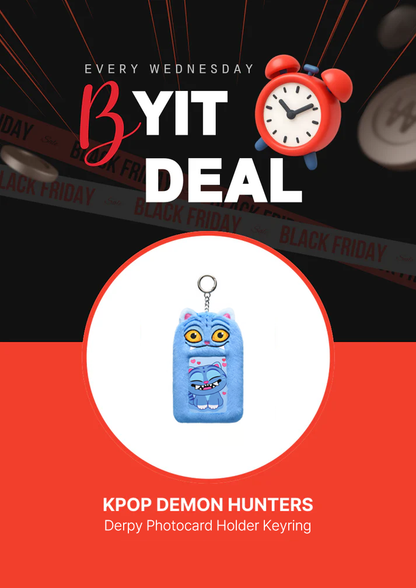 KPop Demon Hunters Official POP-UP MD - Derpy Photocard Holder Keyring