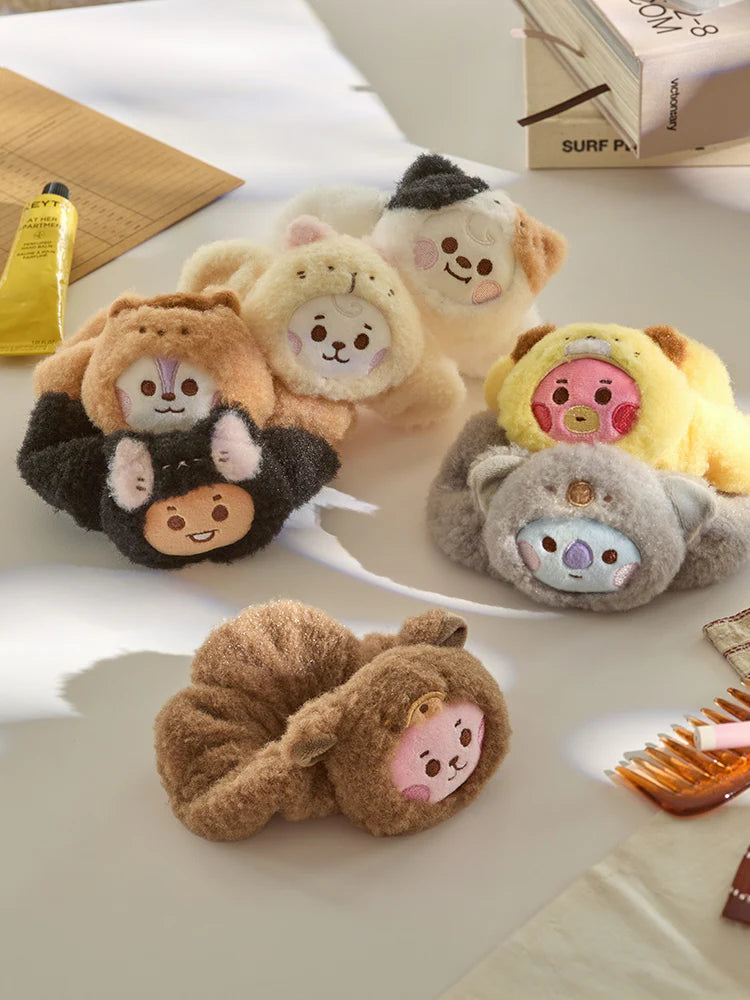 BT21 Baby More Fluffy Face Doll Band