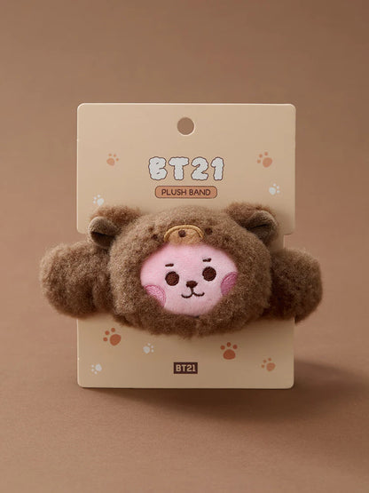 BT21 Baby More Fluffy Face Doll Band