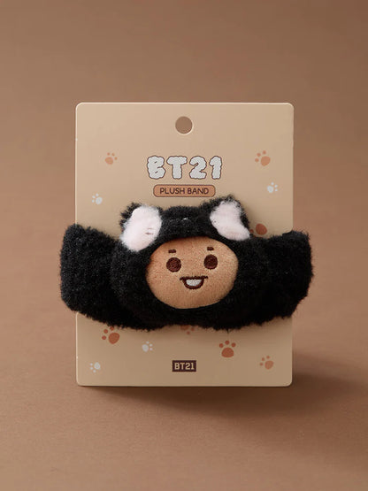 BT21 Baby More Fluffy Face Doll Band