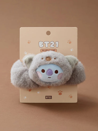 BT21 Baby More Fluffy Face Doll Band
