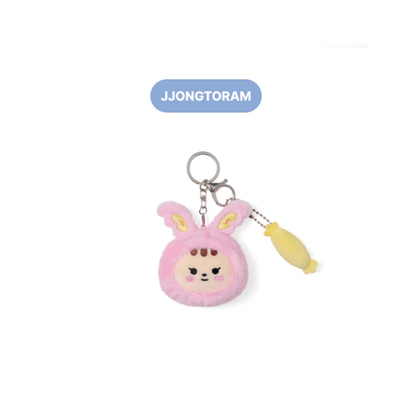 SEVENTEEN MINITEEN FACE PLUSH KEYRING