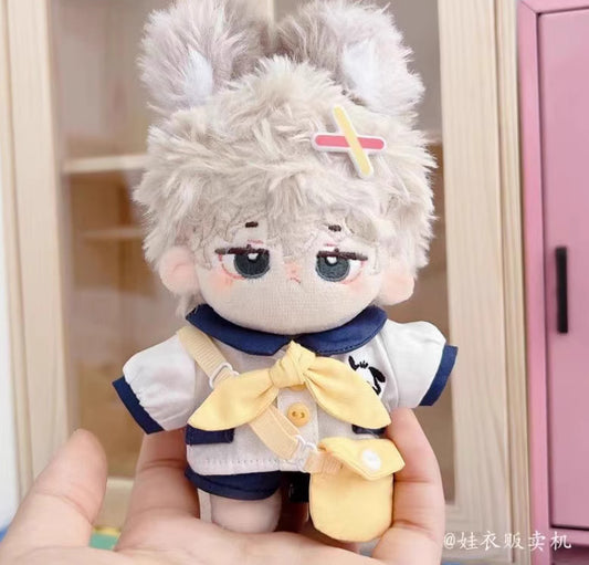 10cm Plush Doll Clothes – Spring Kindergarten Doll Outfit