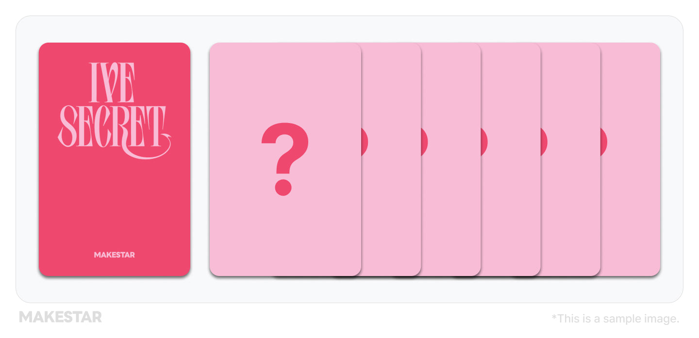 [Select Online Gift] IVE THE 4th EP IVE SECRET Random 1 of 3 types