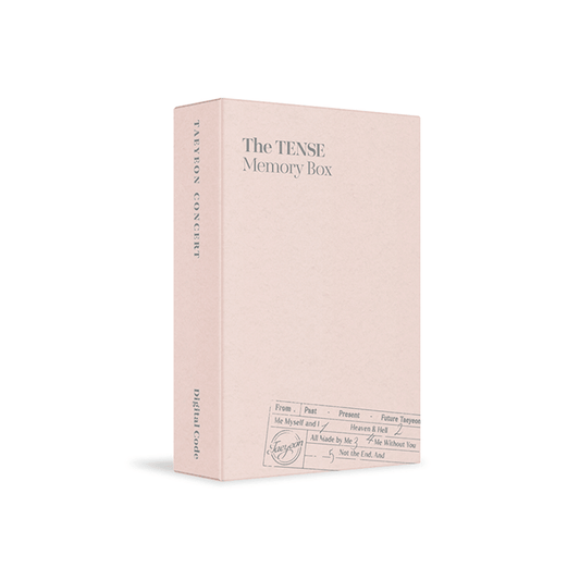 TAEYEON - CONCERT The Tense Memory Box Digital Code