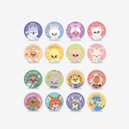 Stray Kids - ZOOTOPIA2 | SKZOO POP-UP MD SECRET GLITTER CAN BADGE