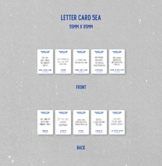 TREASURE 5TH ANNIVERSARY KIT [GIFTFORYOU]