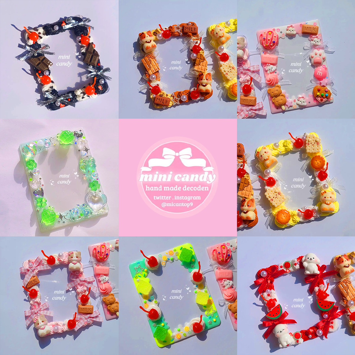 MINI CANDY × BYIT – Decoden Toploader Collection (No.179-1)