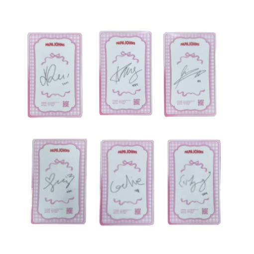 IVE PAPAJOHNS LENTICULAR PHOTO CARD SET VER.7