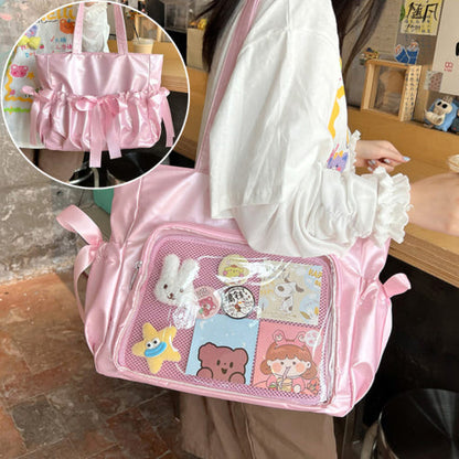 Ballet Core Shoulder Bag - Ita Crossbody Bag, Pin Display Bag, Itabag, Window Bag, Anime Cosplay Purse