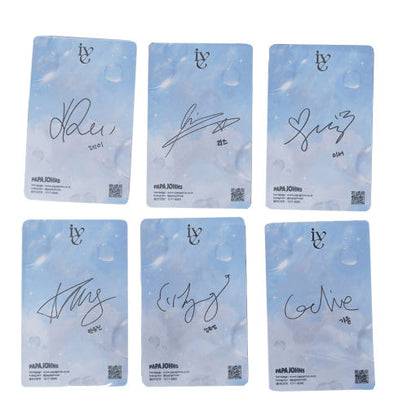 IVE PAPAJOHNS LENTICULAR PHOTO CARD SET VER.8