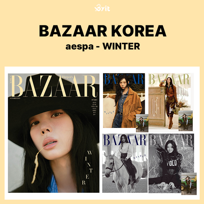 aespa WINTER - Bazaar Magazine 2025 October Issue