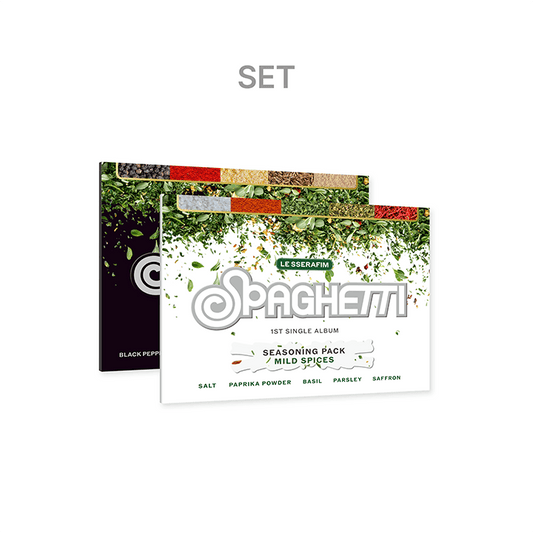 LE SSERAFIM 1st Single Album 'SPAGHETTI' (Weverse Albums ver.) (Set)
