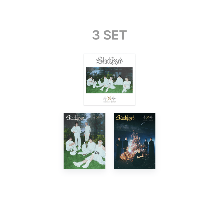 TXT JP 3rd Album『Starkissed』3 SET