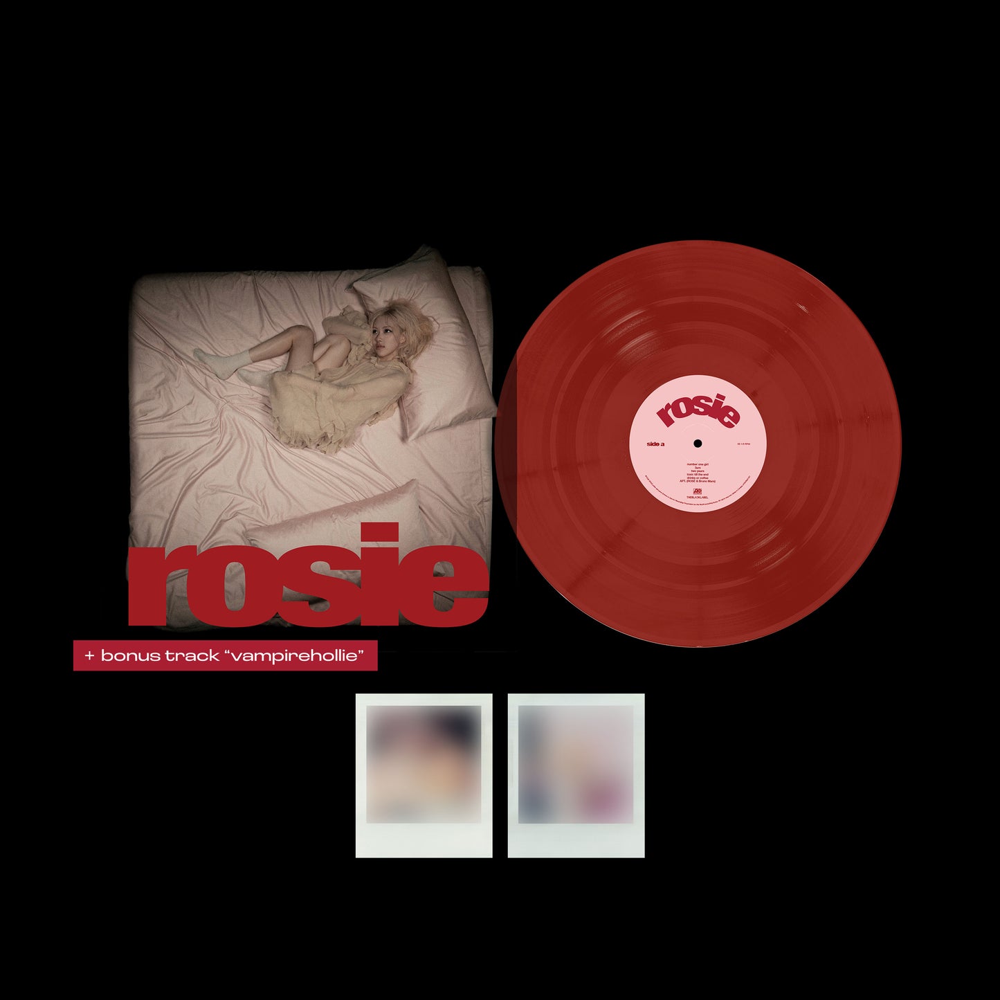 ROSÉ [ROSIE] BLACKPINK - he first studio album by ROSÉ vinyl (vampirehollie edition red)