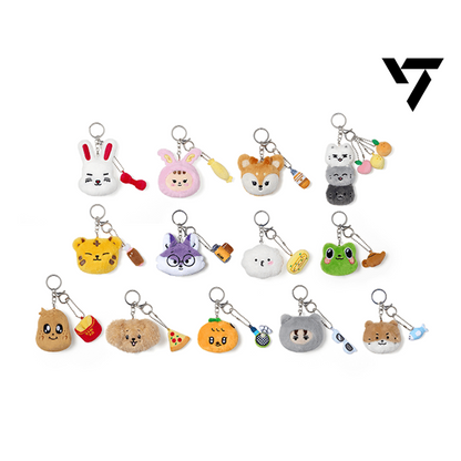 SEVENTEEN MINITEEN FACE PLUSH KEYRING