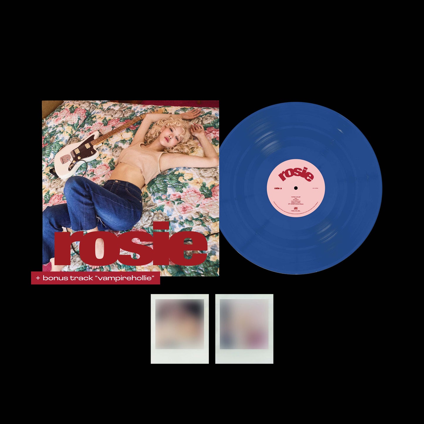 ROSÉ [ROSIE] BLACKPINK - he first studio album by ROSÉ vinyl (vampirehollie edition blue)