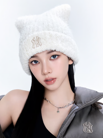 MLB Plush Meow Beanie (6 type) (KARINA Wear)