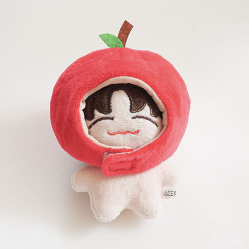 10cm Plush Doll Outfit – Fruit Plush Hat