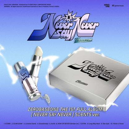 ZEROBASEONE - NEVER SAY NEVER / 1ST FULL ALBUM (SCENTS Ver.)