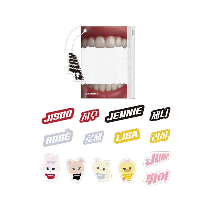 BLACKPINK [JUMP] PVC POUCH + STICKER SET