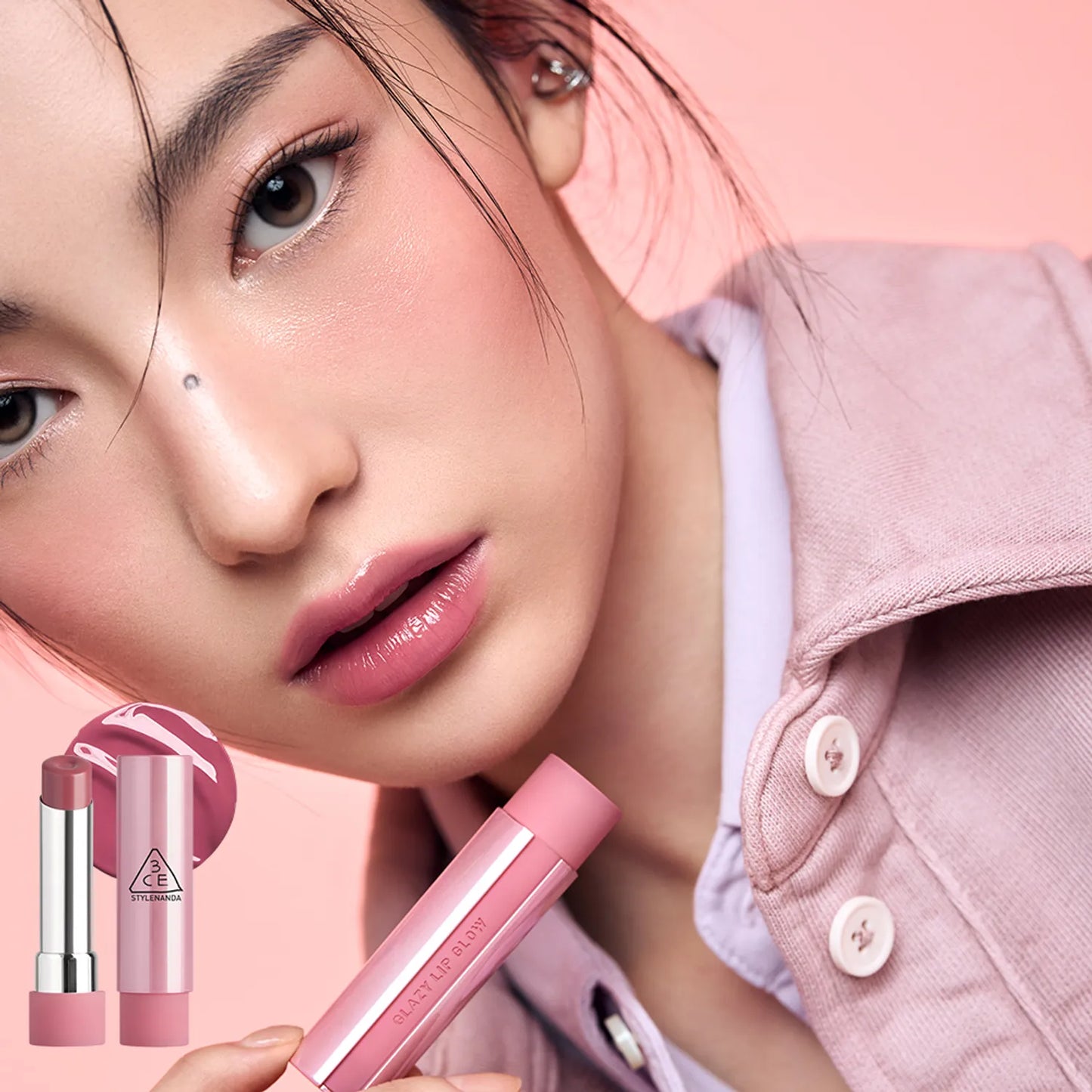 3CE Glazy Lip Glow 3.2g