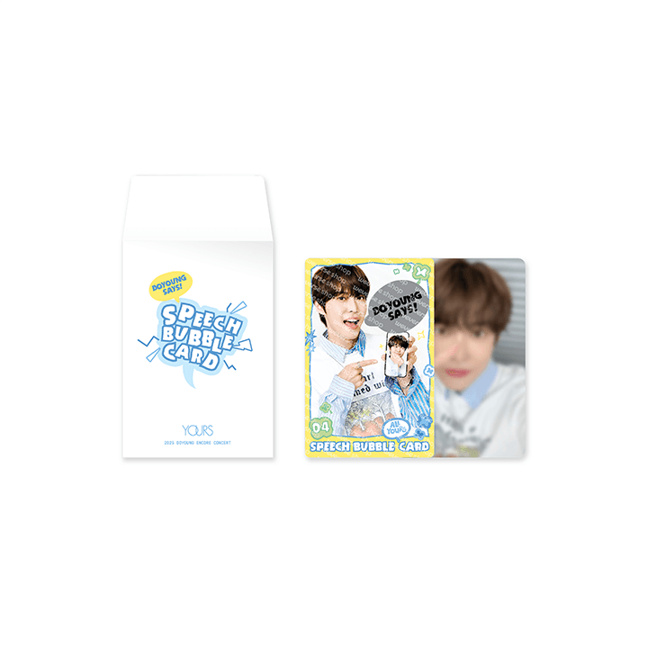 2025 DOYOUNG ENCORE CONCERT [Yours] - Speech Bubble Card Set