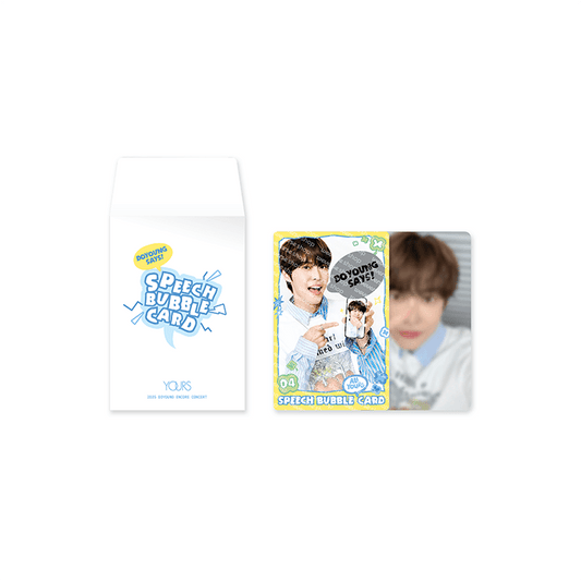 2025 DOYOUNG ENCORE CONCERT [Yours] - Speech Bubble Card Set