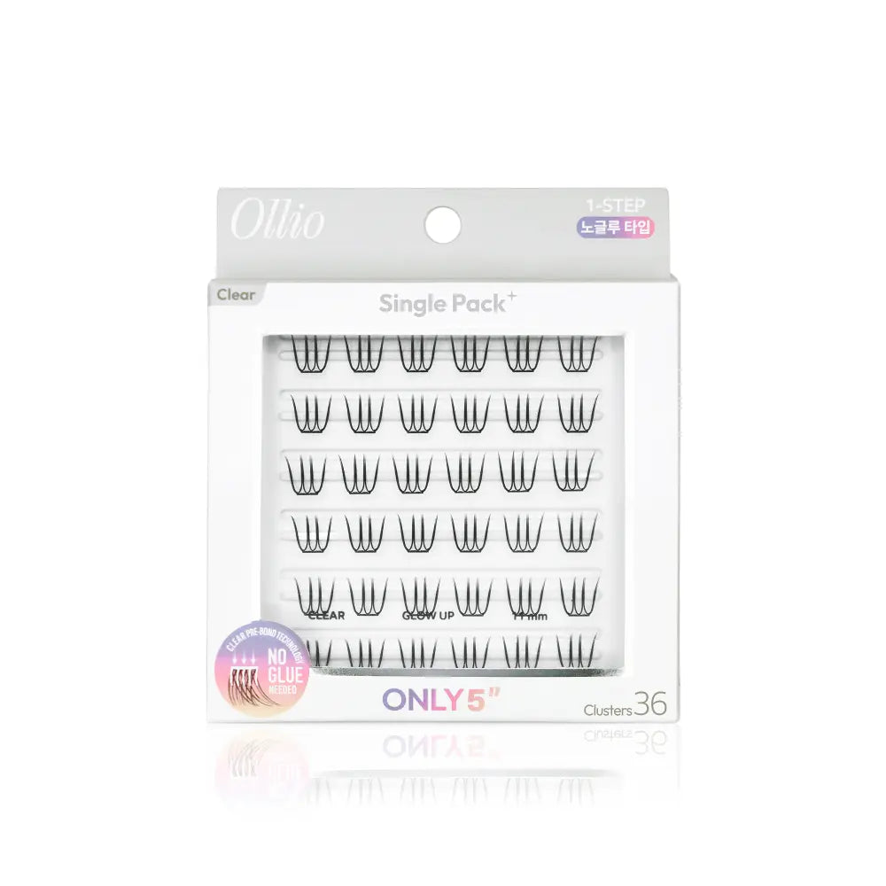 Ollio No Glue Lash Clear Single Pack Plus