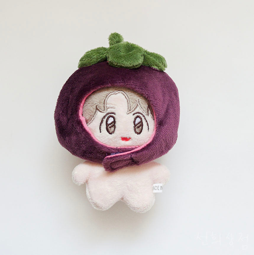 10cm Plush Doll Outfit – Fruit Plush Hat