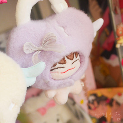 10cm Plush Doll Clothes – Heart Lock Plush Doll Hat