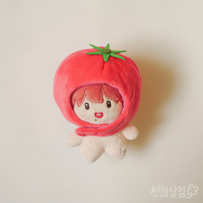 10cm Plush Doll Outfit – Fruit Plush Hat
