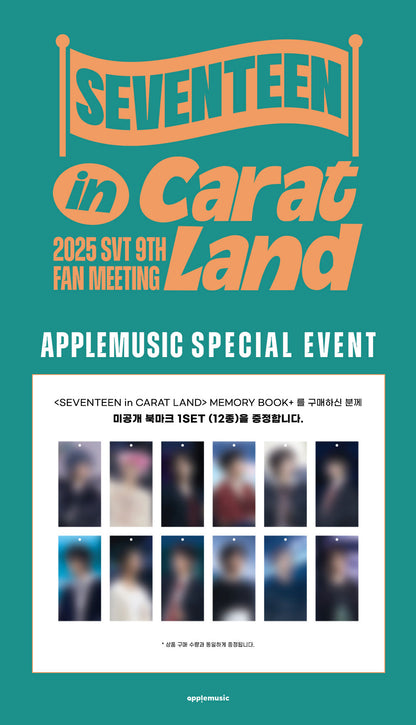 SEVENTEEN - 2025 SVT 9th Fan Meeting [Seventeen In Carat Land] Memory Book